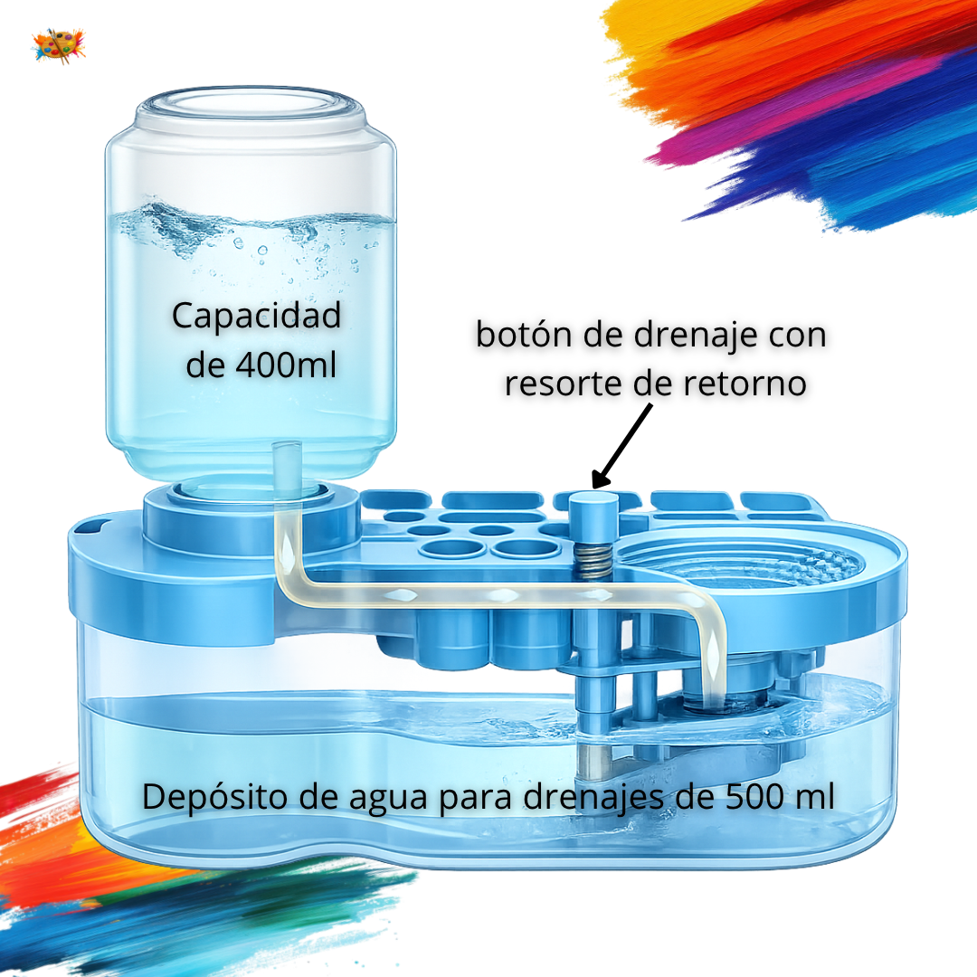 BubbiArt™ | Lavapinceles Automático🎨